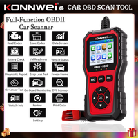 2025 KONNWEI 12V Car OBDII Diagnostic Tool Engine Fault Code Clearance Multi-Language Switching Automotive OBD Deep Scan Tool