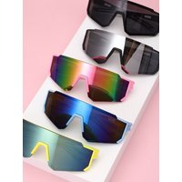 AliExpress NONE Boys Girls UV400 Sports Sunglasses - Children's Colorful Lens Outdoor Cycling Sun Glasses Trendy