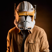 New Original Hasbro Star Wars The Black Series Clone Commander Clone Trooper Helmet Voice Change Technology Hobby Collectibles