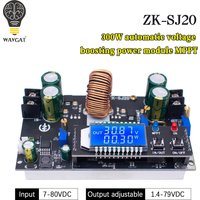 ZK-SJ20 Automatic Step Up Down Module MPPT Buck Boost Converter Power Supply Module Adjustable Board