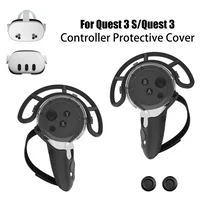 Game Console Case for Quest 3S Controller Comfortable and BreathableWashable TPU Crash Protective Case for Meta Quest 3S/Quest 3