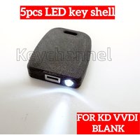 5pcs/bag Universal KEYDIY Non-Transponder Shell With LED Xhorse Key Blade Head With Light for KD VVDI Key Blade Key blank
