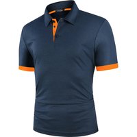 Men Polo Men Shirt Short Sleeve Polo Shirt Contrast Color Polo New Clothing Summer Streetwear Casual Fashion Men tops