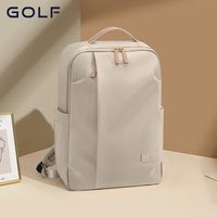 GOLF Large Capacity Women's Backpack 15.6" Casual Laptop Backpack Versatitle Dual Shoulder Bag Waterproof Fashion Simple Stylish