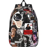 Michael Jacksons Musical Movie 2026 Cool Backpack with Pocket Student Business Daypack for Men Women Laptop Canvas Bags