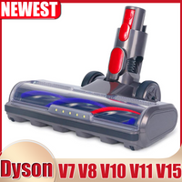 Głowica do czyszczenia z napędem bezpośrednim kompatybilna z odkurzaczem Dyson V7 V8 V10 V11 V15 do krótkich dywanów i twardych podłóg