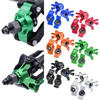 GPM Metal 7075 Alloy Front Steering Blocks + Rear Hubs 10752 + 10736 for TRAXXAS Mini Maxx Monster Truck 107154-1 RC Cars