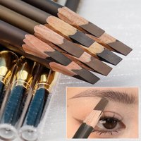 Waterproof Eyebrow Pen with Brush 7 Colors Natural Lasting Non-caking Eyebrow Pencil Outlining Wild Brow Korean Makeup Cosmetics