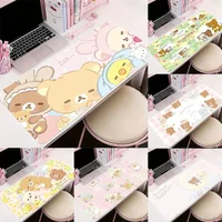 1PCS Cute Rilakkuma Large Locked Desk Mat Mouse Pad for Gaming & Office Use