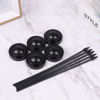 5Pcs Nail-Free Flagpole Flag Support Stand Banner Pedestal Desk Flagpole Universal Flagpole Flag Display Holder