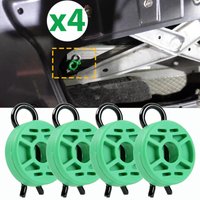 4Pcs Front Green Power Window Regulator Guide Roller Clip For Saab 900 94 - 98 9-3 99 - 03 9-5 99 - 10 Automotive Goods 4493433