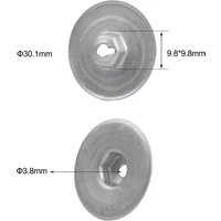 Car 20Pcs Heat Shield Repair Kit Sheet Metal Nut Fasteners For BMW For Mini 1-7 Series 30mm Car Heat Protection Repair Accessori