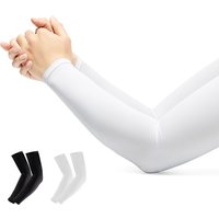 AliExpress A pair of Outdoor Sports Ice Silk Sun Protection Fitness Cycling Quick-drying Breathable Ice Sleeves for Cycling and Fishing