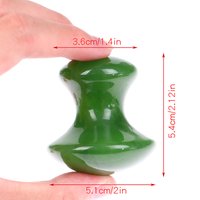 Natural Rose Quartz Jade Board Face MassagerSPA Therapy Mushroom Shaped GuaSha Tool for Facial Back And Foot Acupuncture Massage