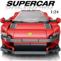 New Supercar SP3 Model Sports Car Building Blocks Technical Racing Vehicle Set Bricks DIY Toys for Kids New Year Christmas Gifts