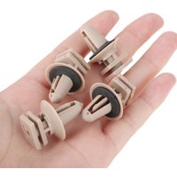 10sets Interior Sill Door Entrance Trim Clips Clips Nuts Clamps for BMW Part Number 51477117532 Biege Auto Accessories