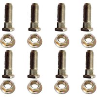 8 Sets M12 Rear Wheel Flanged Lug Stud & Nut Fit for Polaris Ranger Magnum Sportsman 500 700 570 800 900 7515513 7547211 7542459