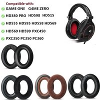 Ear Pads For Sennheiser Game one G4ME ZERO HD380 PRO HD598 HD558 PXC450 PC360 Headphones Ear Covers Earmuffs ear pillows