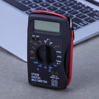 DT83B Digital Multimeter Mini Pocket Ammeter Handheld Voltmeter Ohm Voltage Current Meter 1999 Counts Battery Capacity Tester
