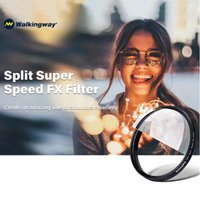 Walking Way Prism Filter Split Super Speed Motion Blur Special Effects Lens Filter for Creative Photography Camera Accessorie