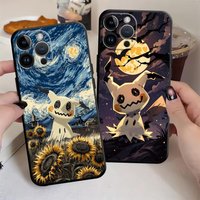 Funny Pokemon Mimikyu Funda Phone Cover Phone Case for Apple iPhone 16 17 Pro Max 13 12 15 Pro 7 8 14 11 Air XR XS MAX