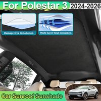 For Polestar 3 Accessories P519 2024 2025 2026 Sunroof Sunshades Electrostatic Adsorption Heat Insulation Skylight Roof Curtain image 4