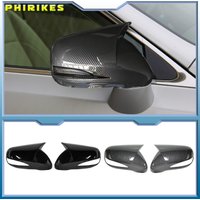 For LHD Lexus IS350 IS250 ES350 2008-2012 Car Rearview Side Mirror Cover Wing Cap Sticker Exterior Door Case Trim Carbon