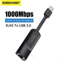USB Wired Ethernet Adapter USB3.0 2500/1000Mbps USB Type To RJ45 Network Card Internet Lan for Desktops Laptop PC Accessories