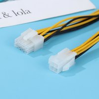 【xxx】1Pc 4 Pin Male To 8 Pin Female 4Pin To 8Pin Lead To CPU Power Converter Supplies ATX Compute Motherboard Adapter Cable
