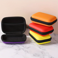 Sundries Travel Storage Bag Dopamine Color For Earphone Package Zipper Bag Portable Travel Cable Organizer Electronics Storage