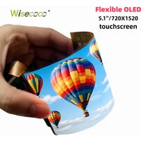 5.1 Inch Flexible Screen OLED 720x1520 Bendable Curved AMOLED Oncell Touch Panel Thin MIPI For Raspberry Pi Medical Device