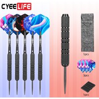 CyeeLife 30g Hard Professional Throwing Dart Drop resistant Aluminum Needle Steel Needle Competition Logo Set