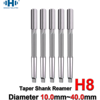 HENGXIN Reamer HSS taper shank CNC tools Reamer Cutter machine reamer H7 10~40mm Morse taper shank reamer for machine tool