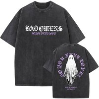 Vintage Washed Bad Omens Fans Gift Merch T Shirt Men Women Summer High Quality Casual T-shirt Harajuku Oversized Cotton Tshirts