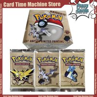 Pokémon Cards 1st Edition Fossil Booster Foil 36 Packs PKM Proxy Card Trading Game Card Board Game Whole Set Collection Card Toy