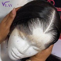 Real HD Lace Glueless Wig 400 Density 13x4 HD Lace Frontal Wigs Human Baby Hair Preplucked Skin Straight 4x4 HD Lace Closure Wig