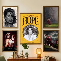 Singer R-Raye This Music May Contain Hope Poster Living Room Bedroom Bar Cafes Wall Home Decoration Gifts