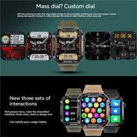 New Smart Watch for Women and Men Outdoor Bluetooth Call Music Play Heart Rate Monitoring Health Waterproof Sports Bracelet