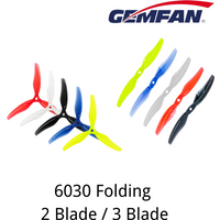 6030 6 Zoll Faltpropeller 2 Blatt 3 Blatt Gemfan Requisiten für RC FPV Racing Multirotor Drohnen Floppy Proppy PC Requisiten 6 Zoll 6 Paar