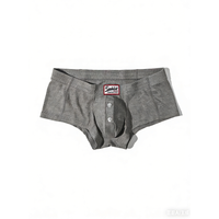 Mens Boxers Sexy Low-waist Underwear New Arrivals U Convex Pouch Button Underpants Boxershorts Male Panties Boxer