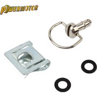 17mm Motorcycle Quick Release Screws For KTM Honda Yamaha Suzuki Kawasaki 1/4 D-ring Turn Race Fairing Fastener Motocross Parts