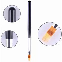 Multi-function Nail Art Brush Gradient Drawing Pen Serrated Powder Bar Black Nail Painting Manicure Tools