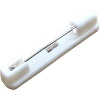 1000pcs Plastic Safety Pin Work ID License Plate Chest Card Badge Accessory