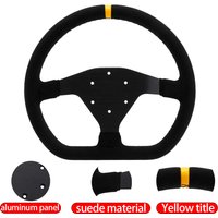 Hochpräzises 320mm Flaches Wildleder-Lenkrad für Sim-Racing, Drift und PC-Spiele