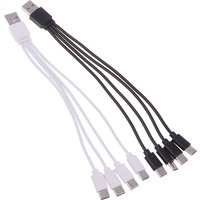 4 In 1 USB C Charger Cable 4 Ports USB Splitter Charging Cable Type C Connector For Cellphones Smartphone Tablet