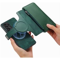 2 in 1 Detachable Zipper Cards Solt Wallet Leather Case For Samsung A16 A26 A56 A26 S24 S25 Ultra S23 Plus Bag Magnetic Cover