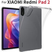 Transparent Case For Redmi Pad 2 Case 2025 Thickened Soft Airbag Funda For Coque Xiaomi redmi pad se 11" case Cover TPU shell