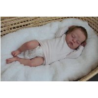 Silicone Reborn 48 cm Lifelike Newborn Handmade Painted Baby Doll With Rooted Hair For Kid's Christmas Gift Muñecas Reborn Toy