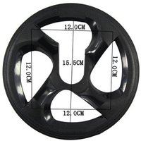 48 Teeth 12cm Bicycle Bike Crankset Chain Wheel Cover Protection Chain Wheel Protective Cover Black Guard Protector Cycle Parts