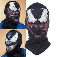 Venom Balaclava Mask Cosplay Outdoor Superhero Motorcycles Riding Skull Face Shield Halloween Party Dress Up Costume Props